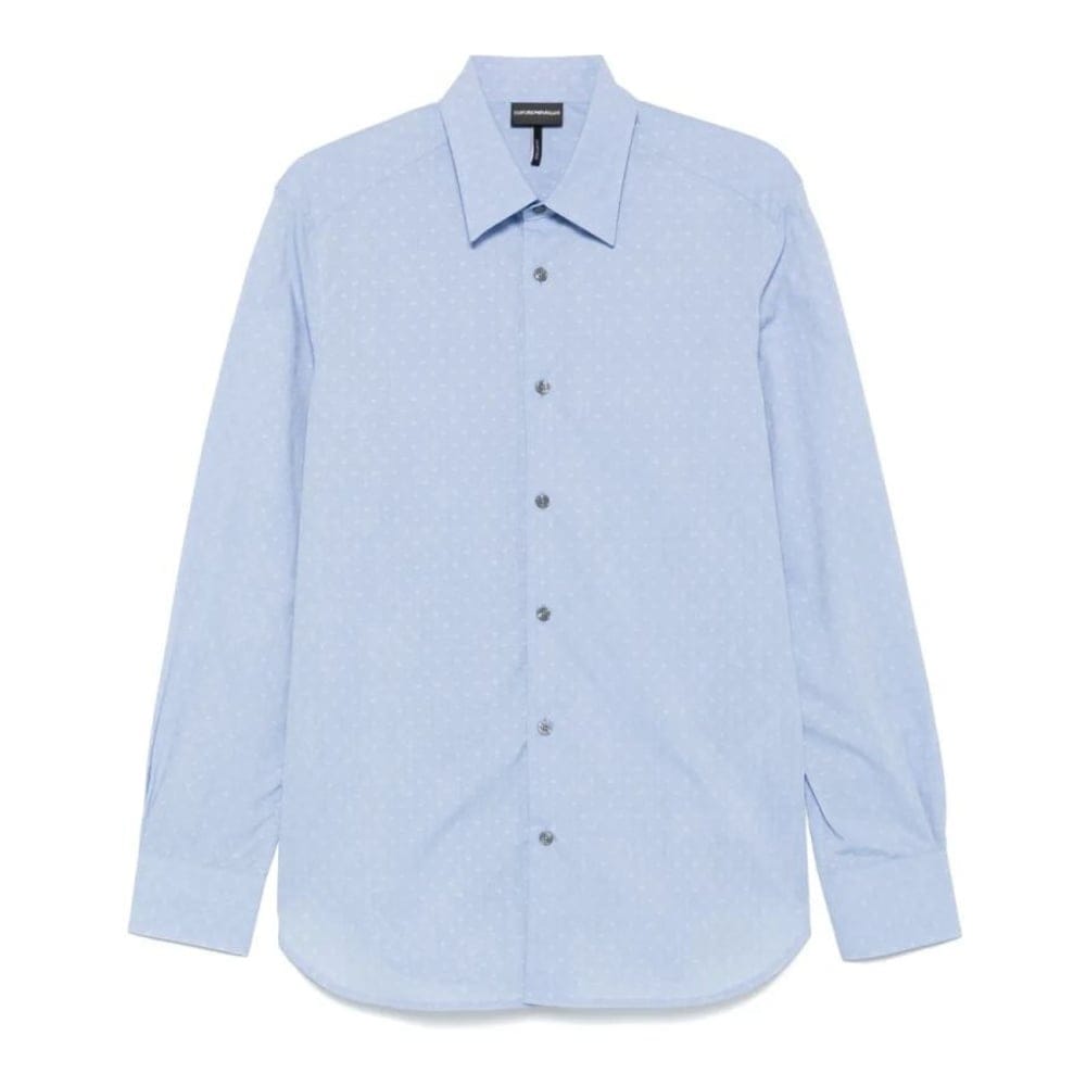 Emporio armani - "Chemise 'Jacquard-Logo' pour Hommes"