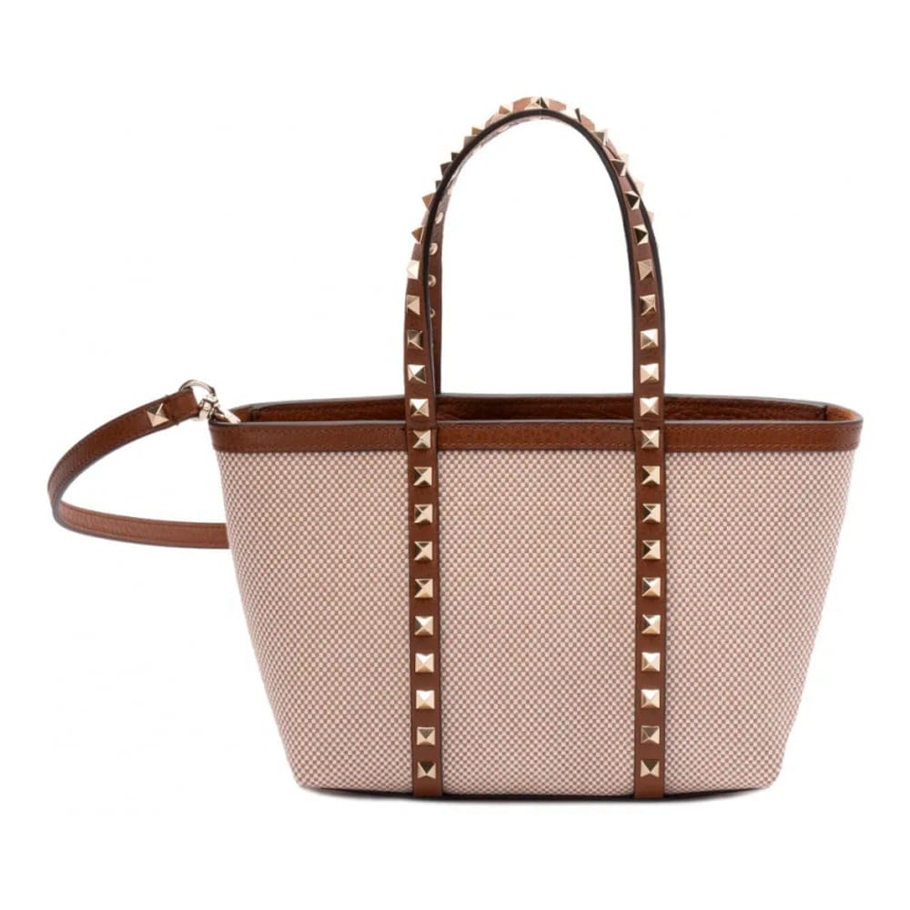 Valentino - "Sac Cabas 'Check-Pattern' pour Femmes"-0