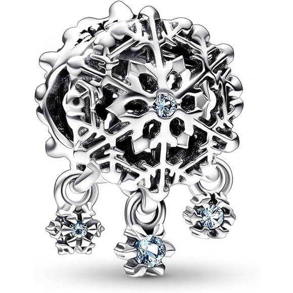 Pandora - Charm 'Icy Snowflake Drop' pour Femmes