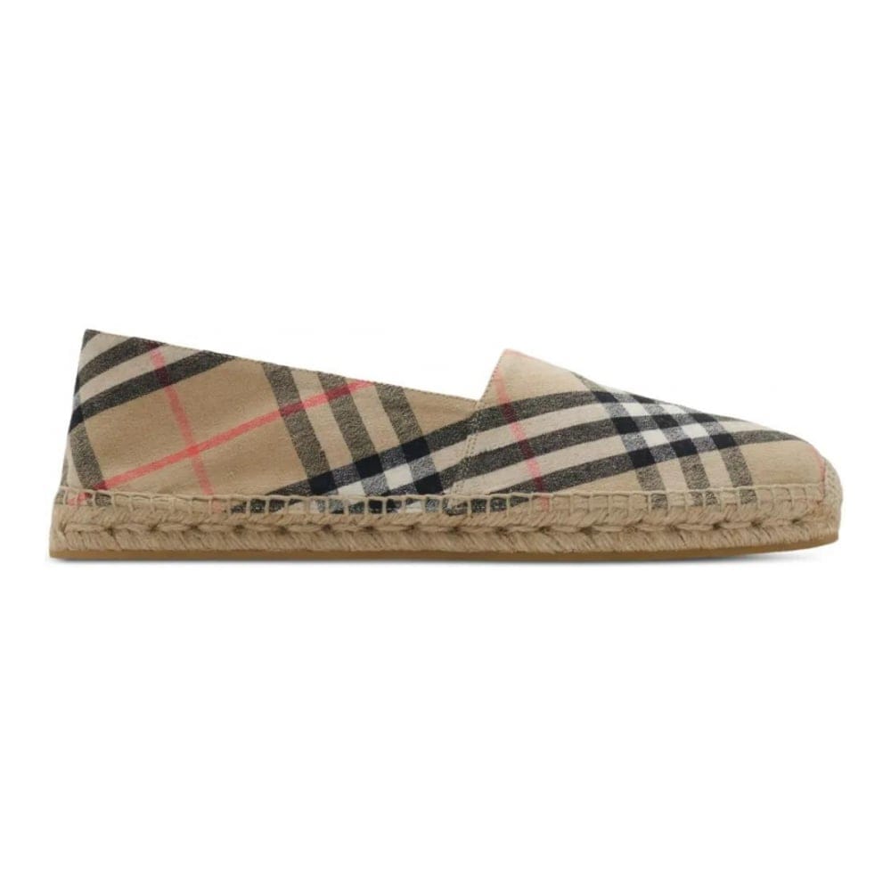 Burberry - Espadrilles 'Check Mews' pour Hommes
