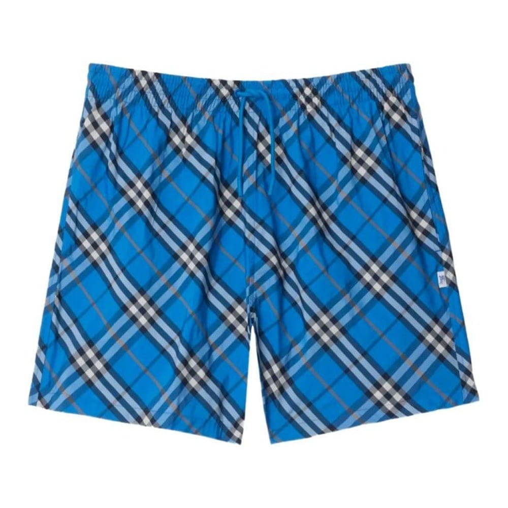Burberry - Short de bain 'Check-Pattern' pour Hommes