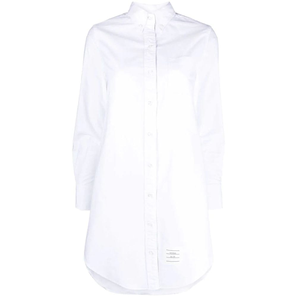 Thom browne - Robe chemise 'Crinkled' pour Femmes
