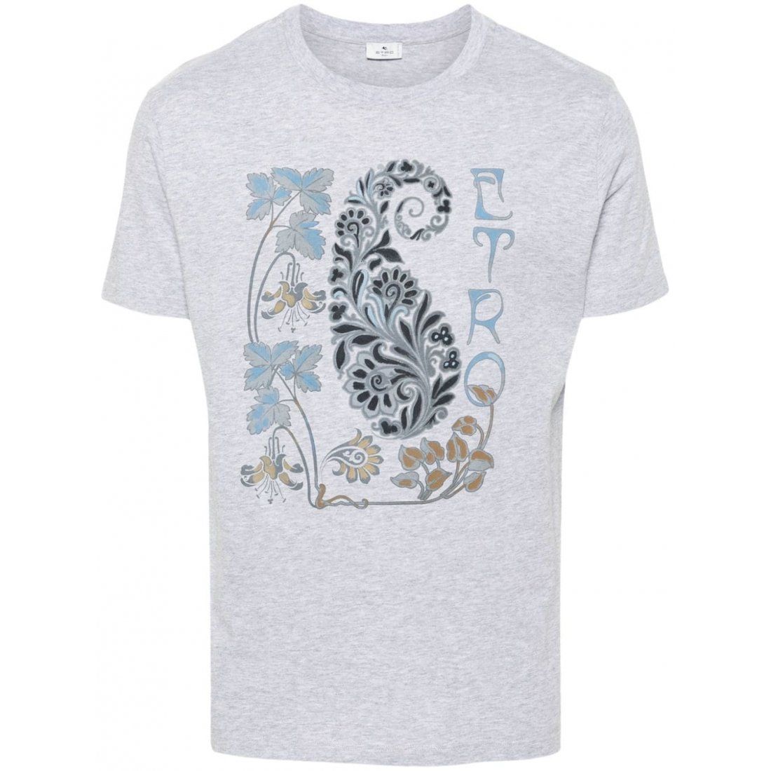 Etro - T-shirt 'Foliage-Print' pour Hommes