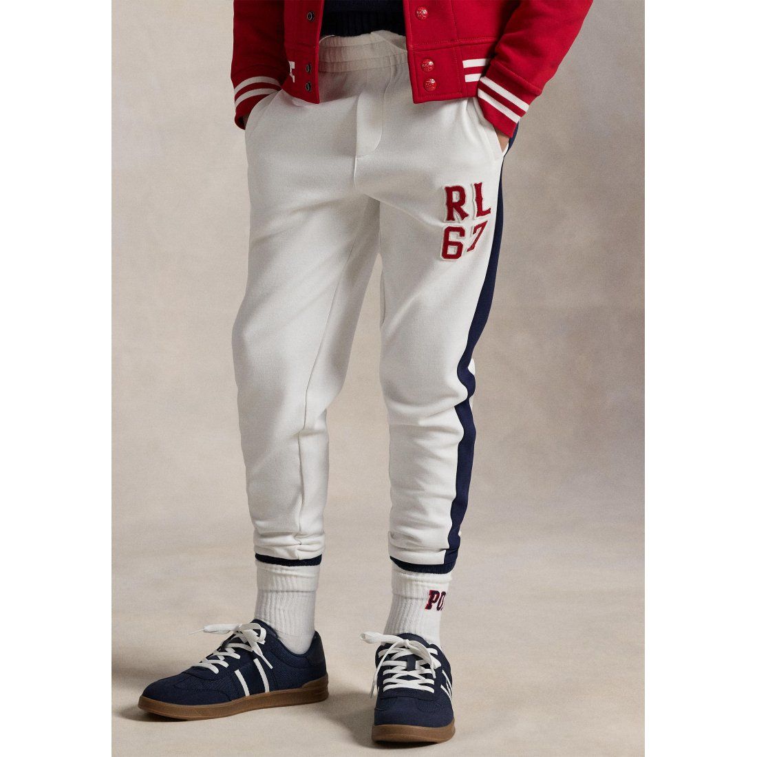 Ralph lauren kids - Jogging 'Logo Double Knit Jogger' pour Grands garçons