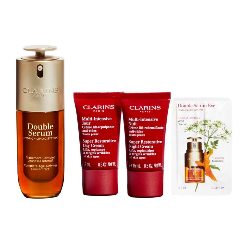 Clarins - Set de soins anti-âge 'Programme Anti-Âge Densité' - 4 Pièces