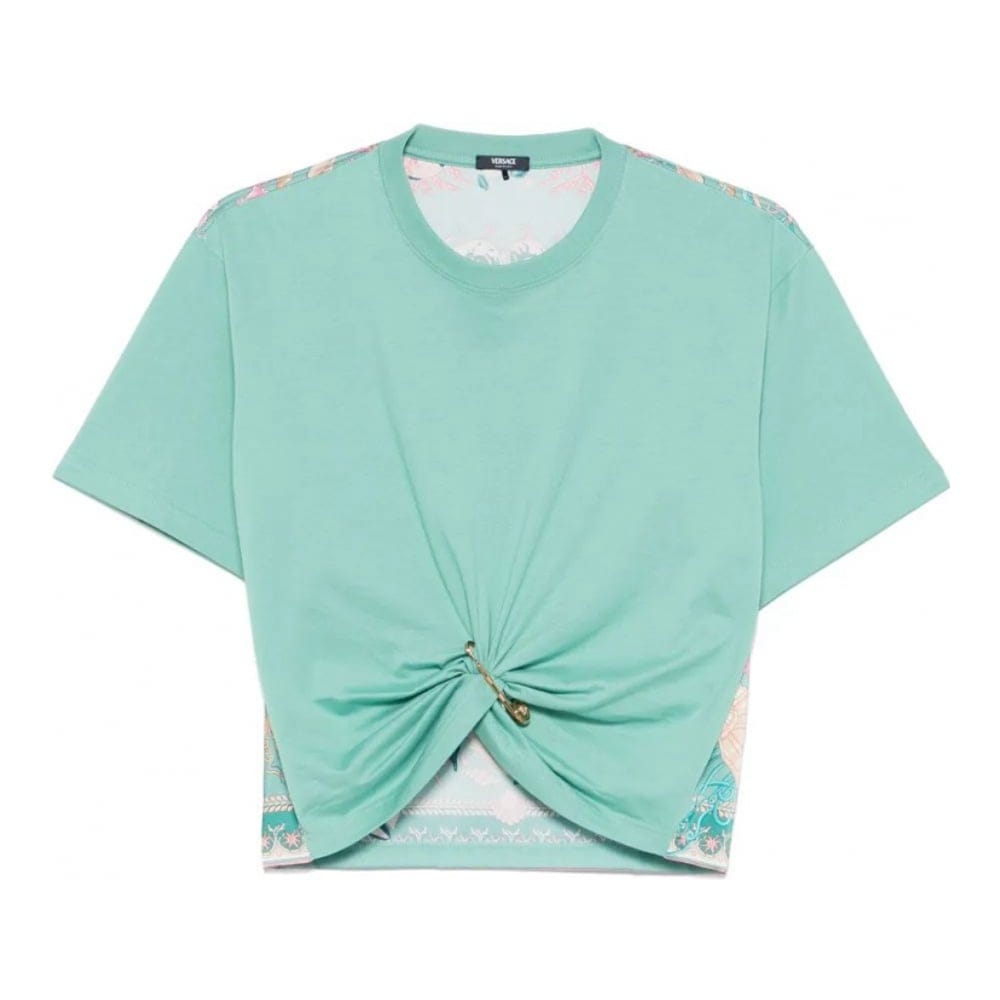 Versace - T-shirt 'Decorative Safety Pin' pour Femmes