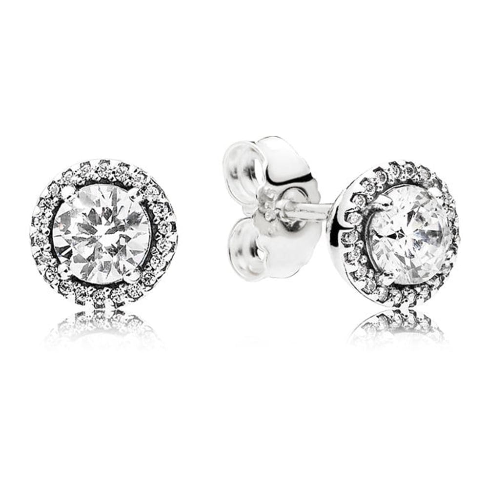 Pandora - Boucles d'oreilles 'Round Sparkly Stud' pour Femmes