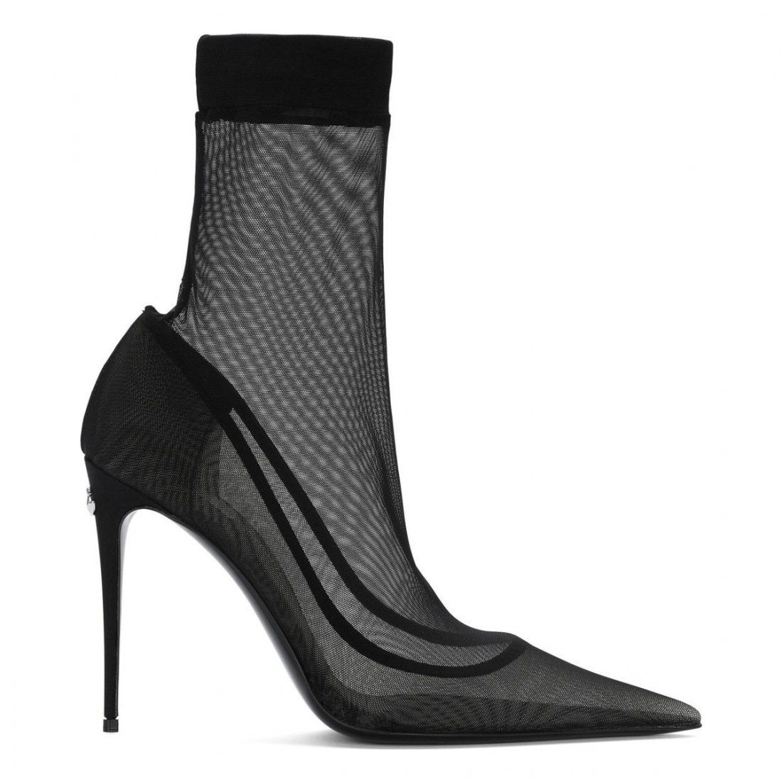 Dolce & Gabbana - Bottes à talons hauts 'Logo Ankle' pour Femmes