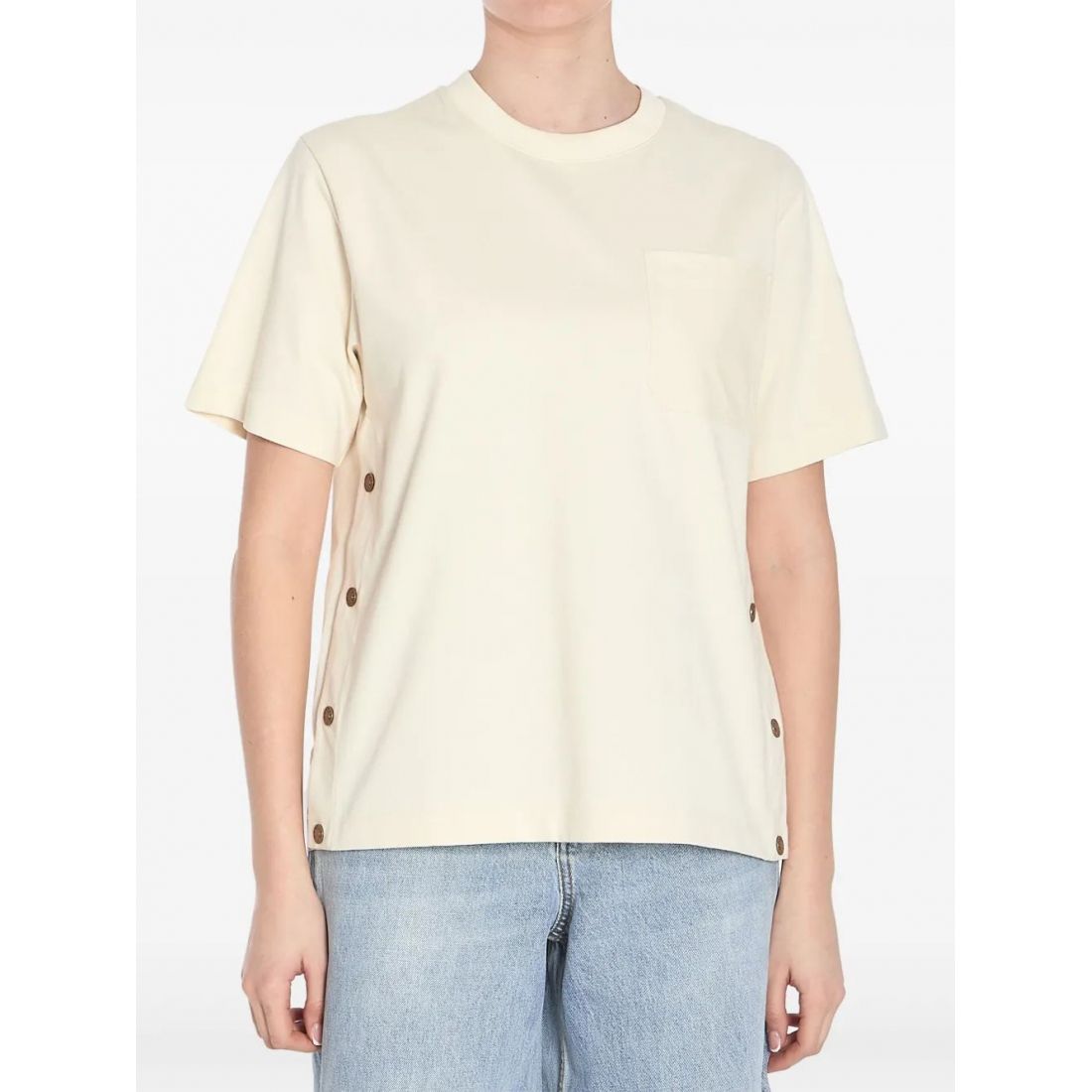 Moncler - T-shirt 'Pocket' pour Femmes