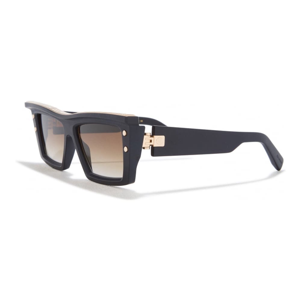 Balmain - '55mm Rectangular Sunglasses' pour Femmes