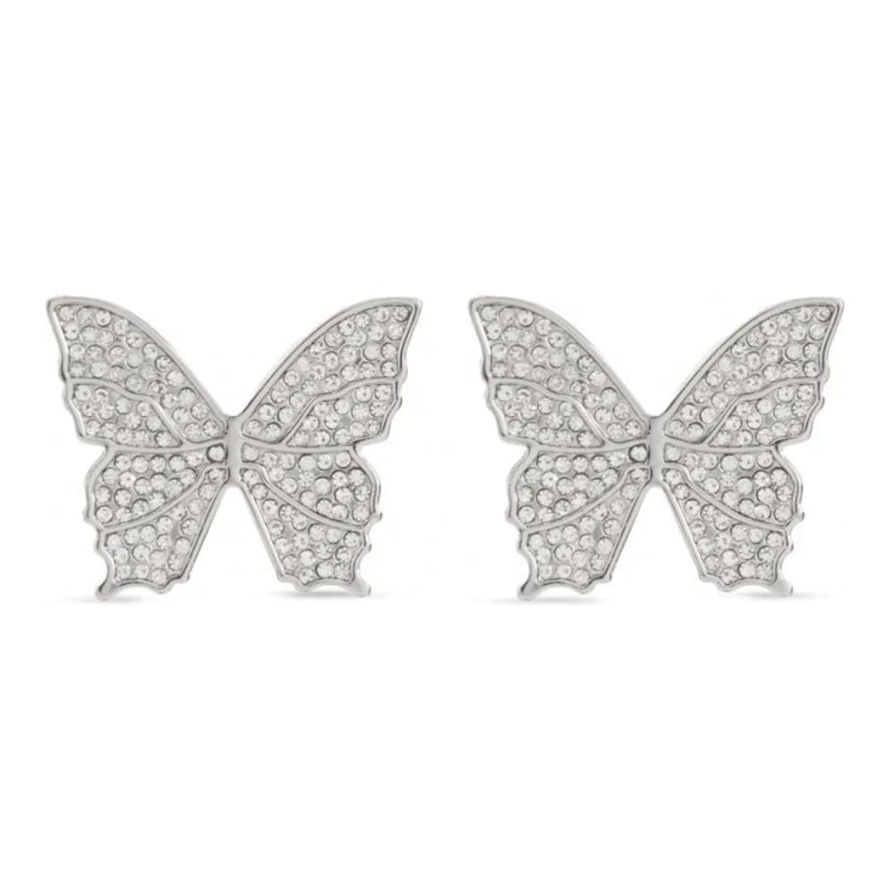 Blumarine - Boucles d'oreilles 'Crystal-Embellished Butterfly' pour Femmes