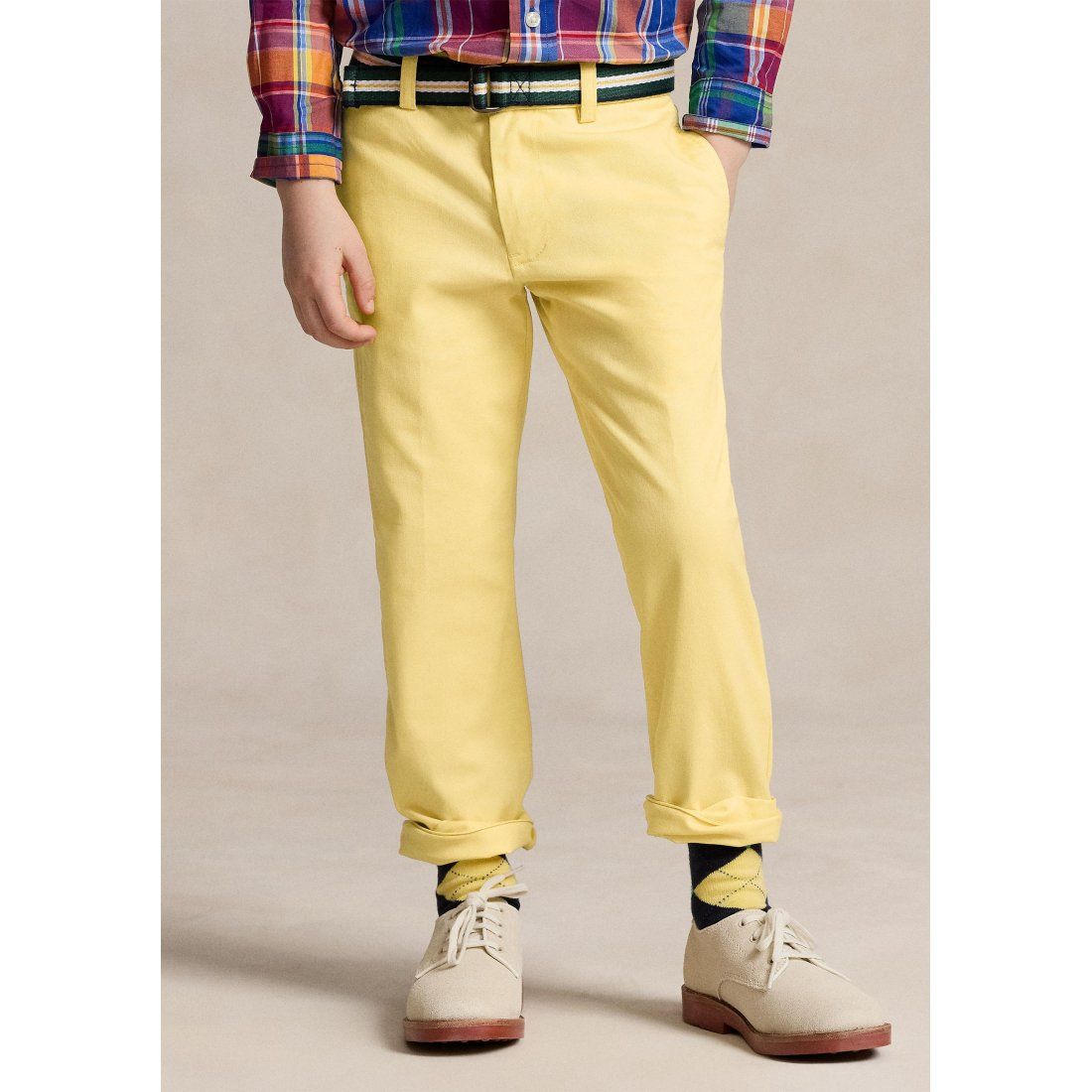 Ralph lauren kids - Pantalon 'Straight Fit Flex Abrasion Twill' pour Petits garçons