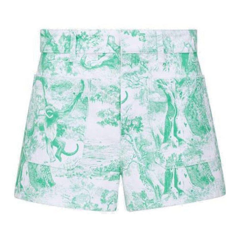 Christian dior - Short en jean 'Allover Printed' pour Femmes
