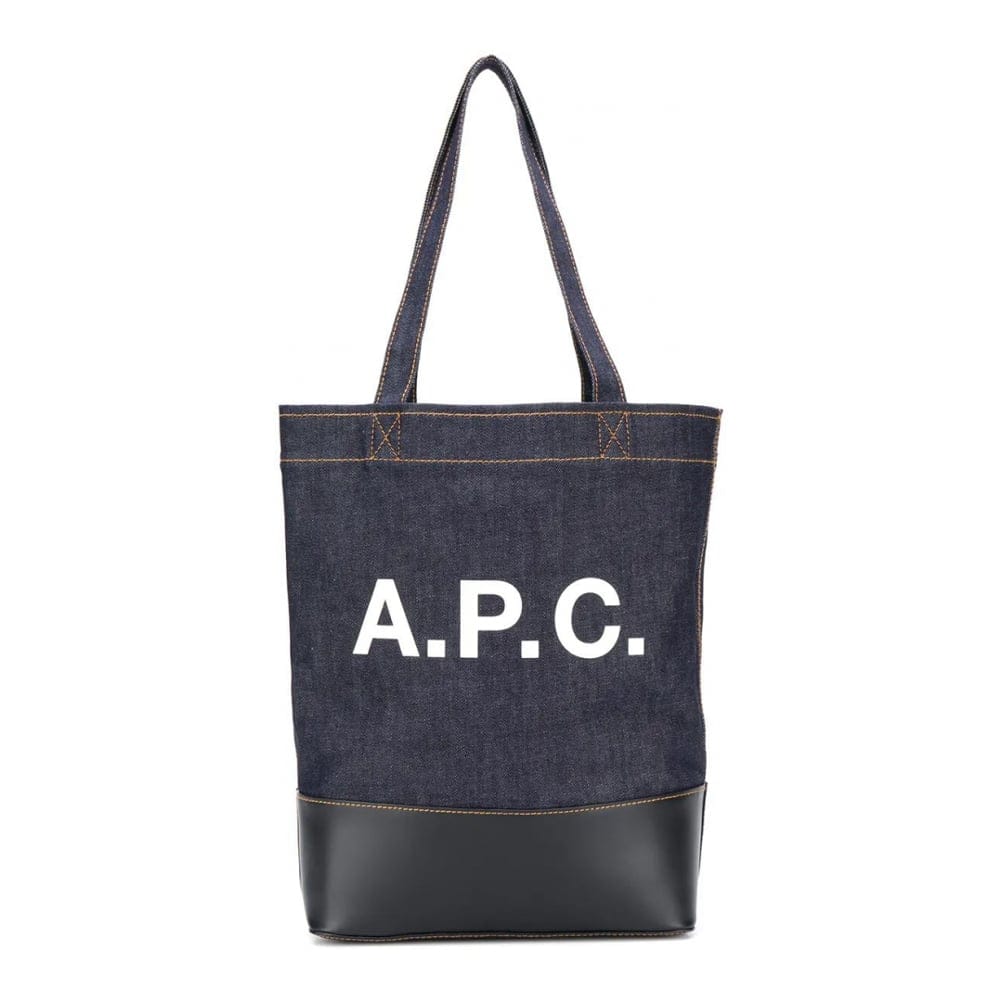 A.p.c. - Sac Cabas 'Logo Print Denim' pour Hommes