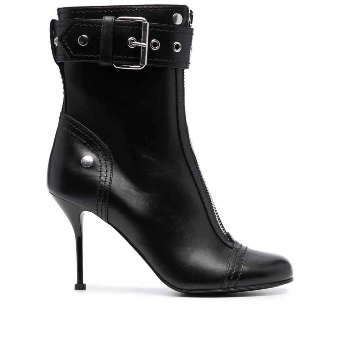 Alexander mcqueen - Bottes à talons hauts 'Buckle' pour Femmes