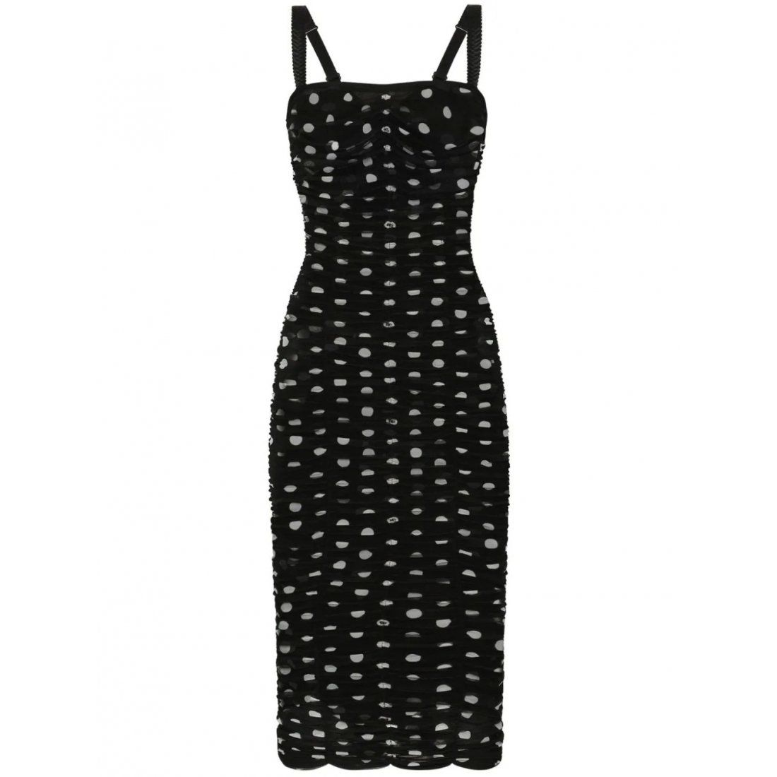 Dolce&gabbana - Robe Midi 'Polka-Dot' pour Femmes