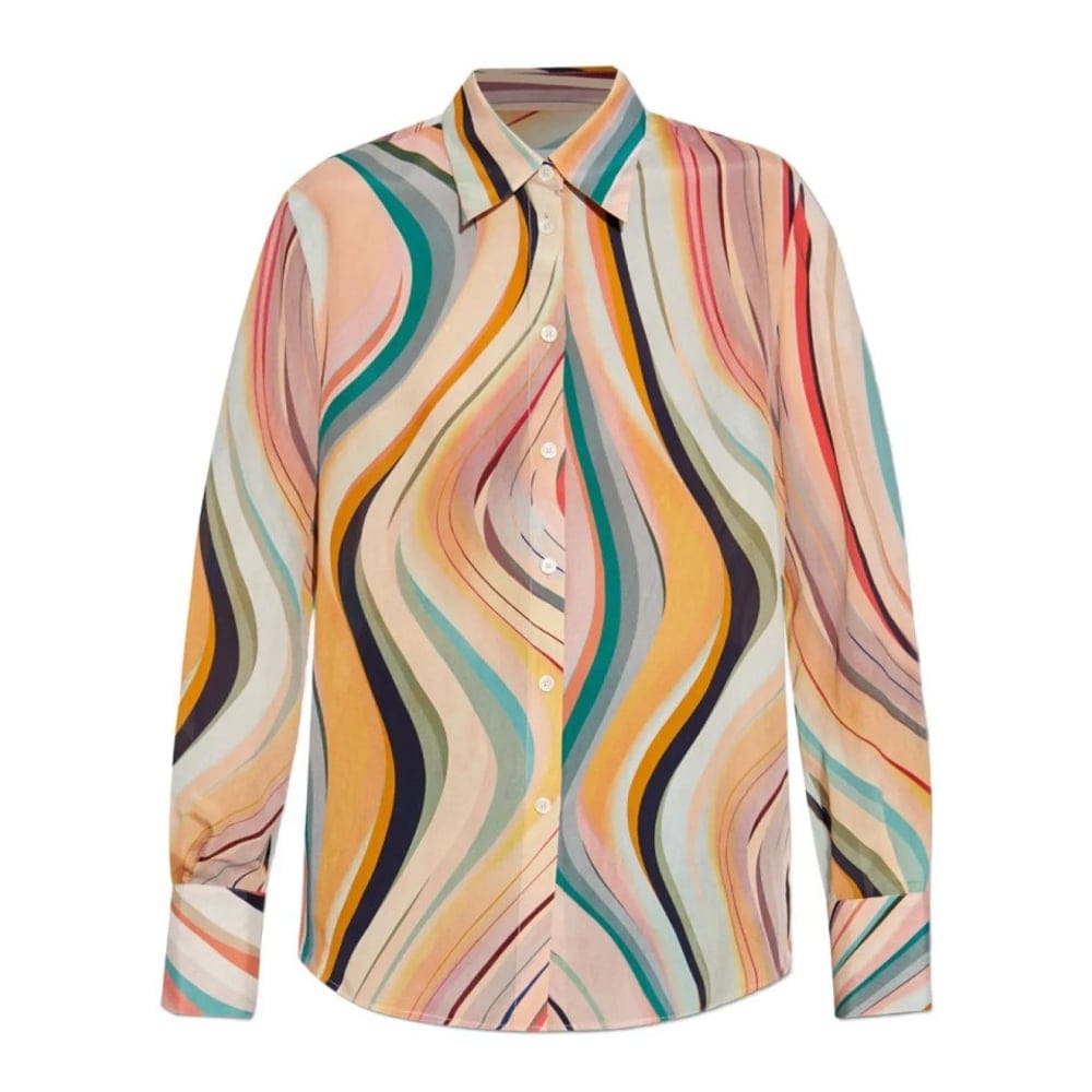 Ps paul smith - "Chemise 'Swirl-Patterned Button-Up' pour Femmes"