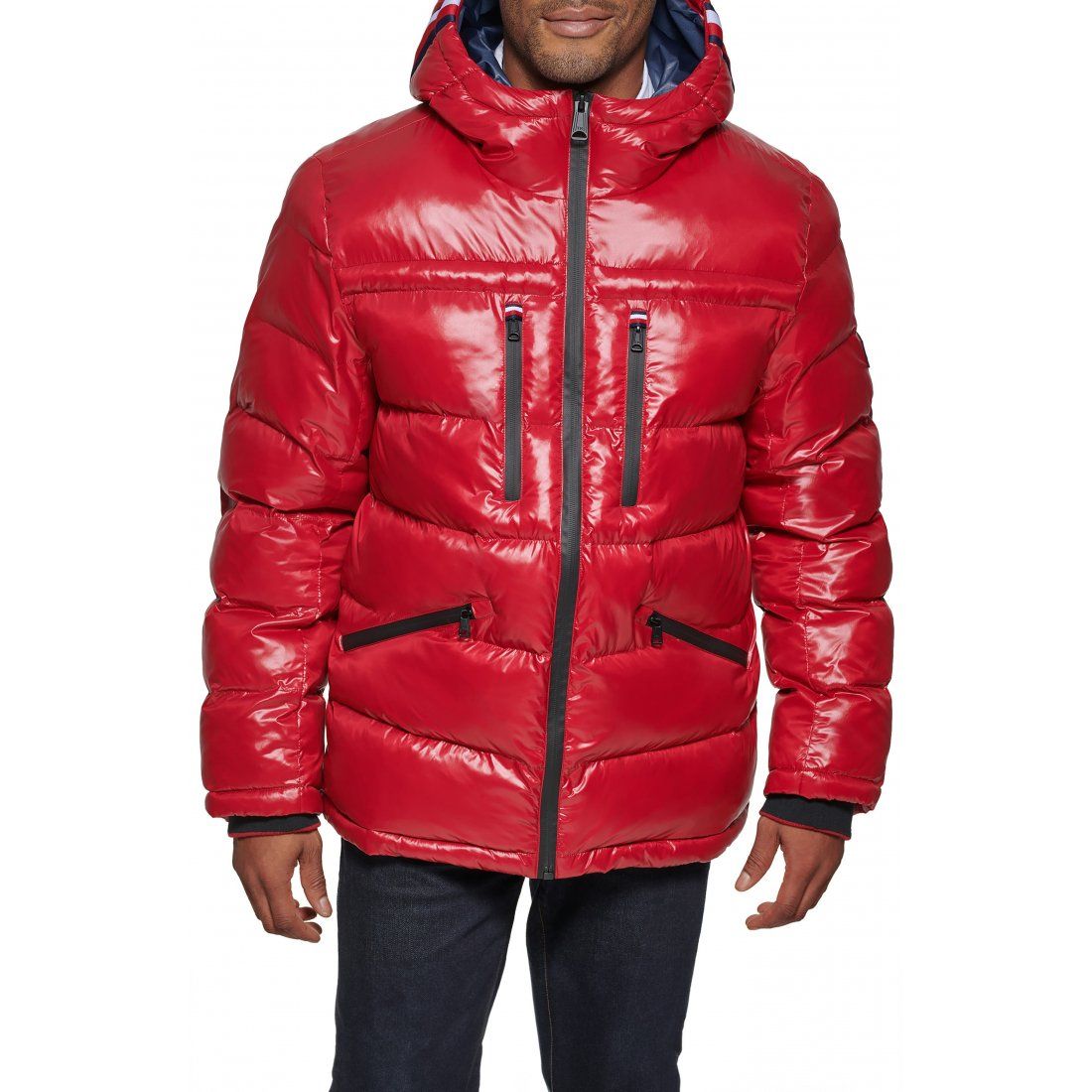 Tommy hilfiger - Veste matelassée 'Pearlized Water Resistant Hooded' pour Hommes