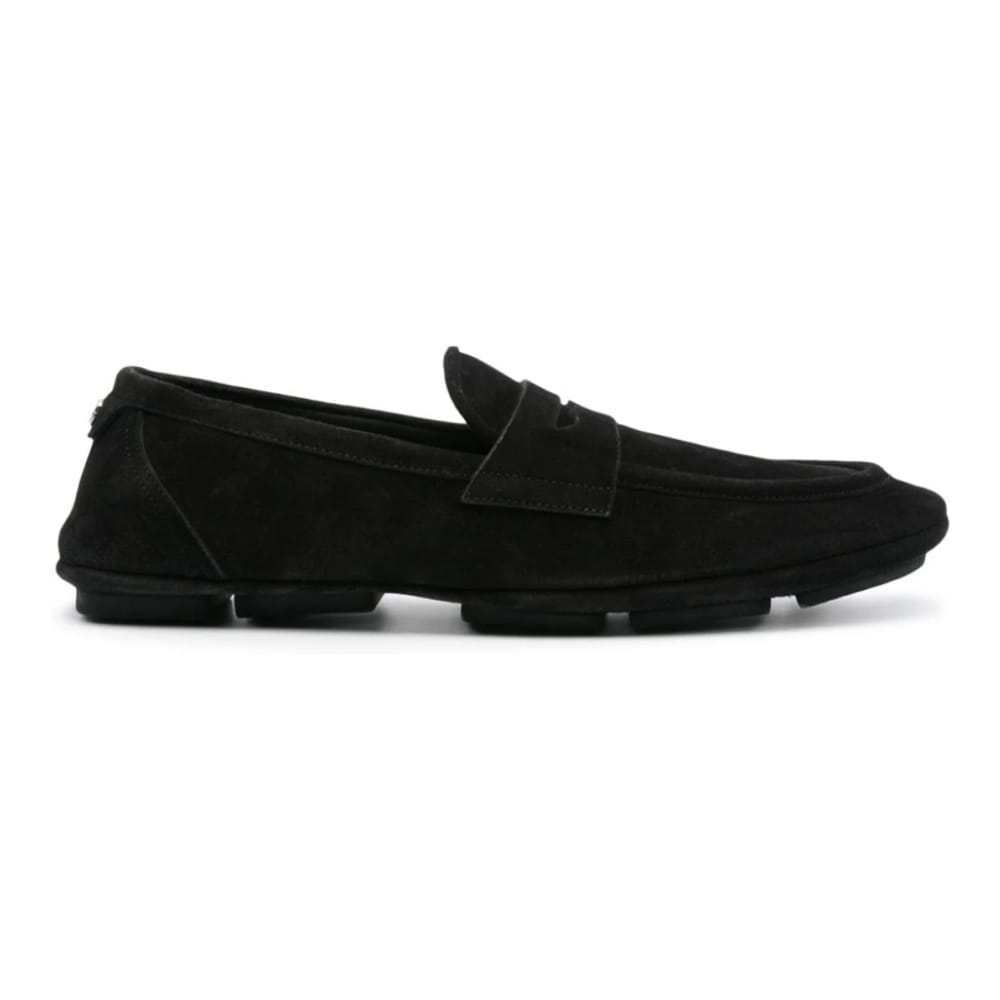 Dolce&gabbana - Mocassins 'Logo-Plaque' pour Hommes