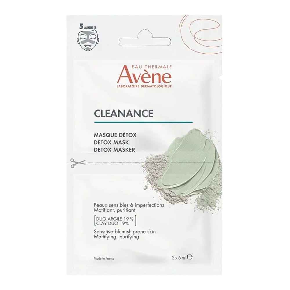 Avène - 'Cleanance Masque Détox Sachet' - 6 ml, 2 Pièces