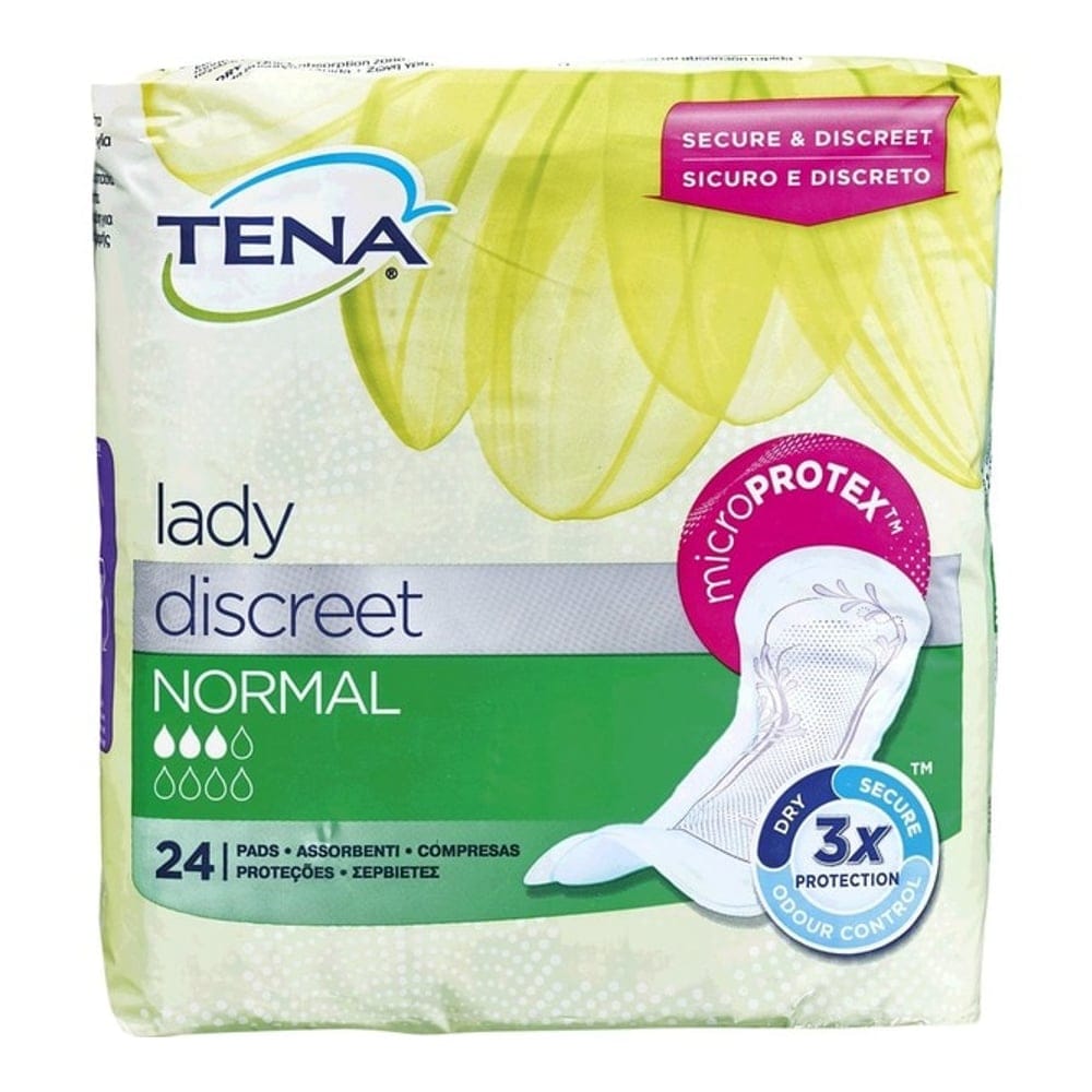 Tena Lady - Protections pour l'incontinence 'Discreet' - Normal 24 Pièces