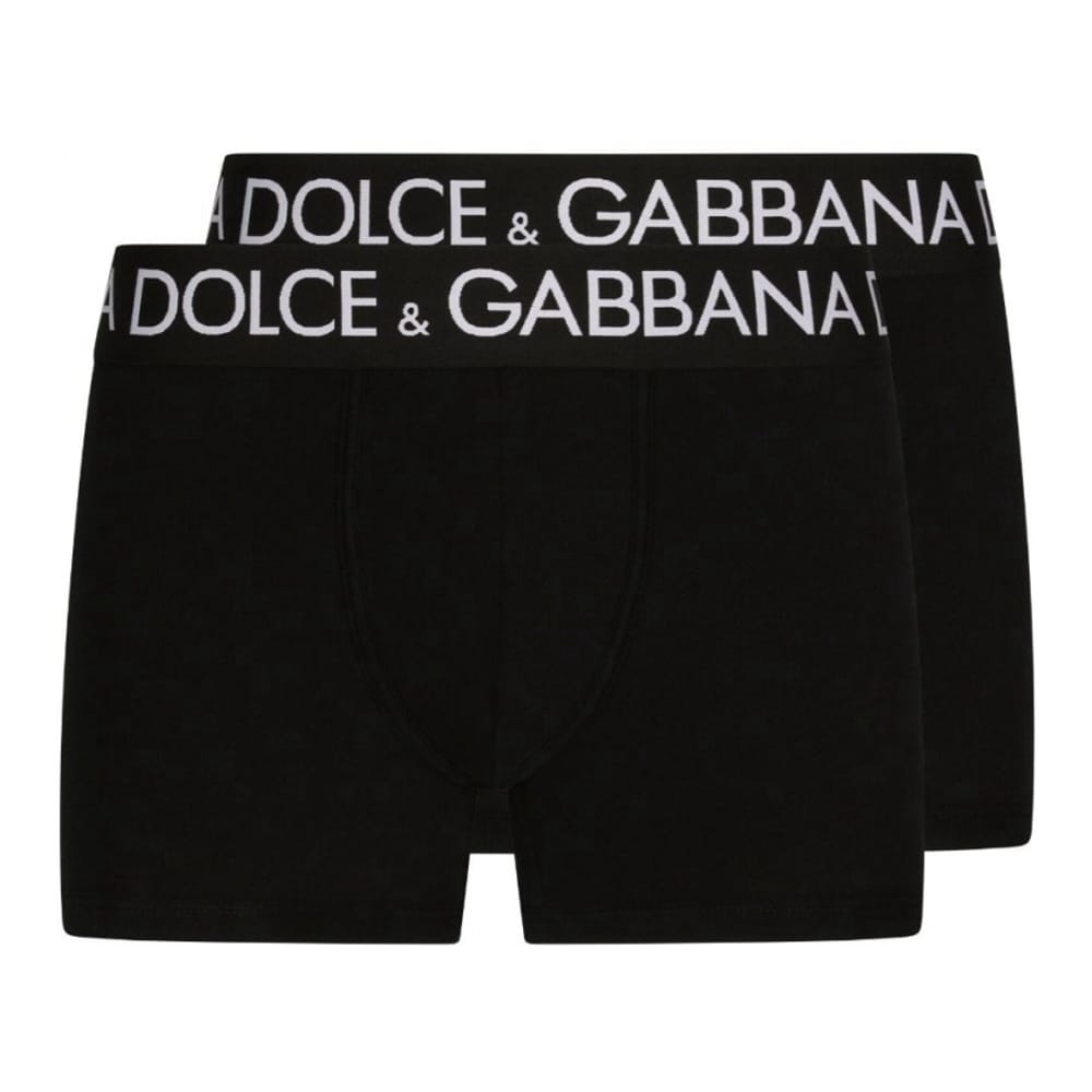 Dolce & Gabbana - Boxer 'Logo' pour Hommes - 2 Pièces