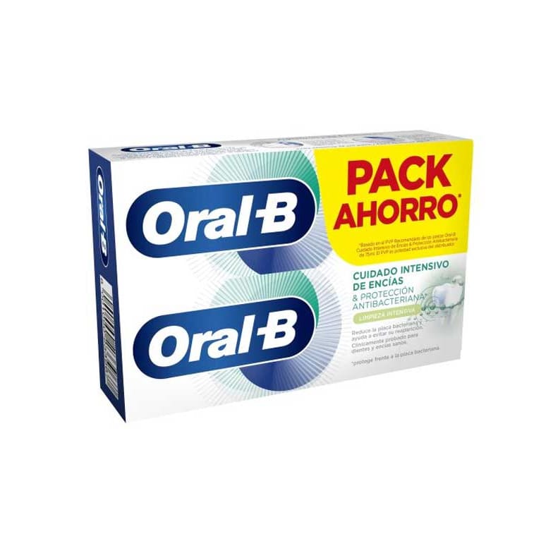 Oral-B - Dentifrice 'Intensive Gum Care Cleansing' - 75 ml, 2 Pièces