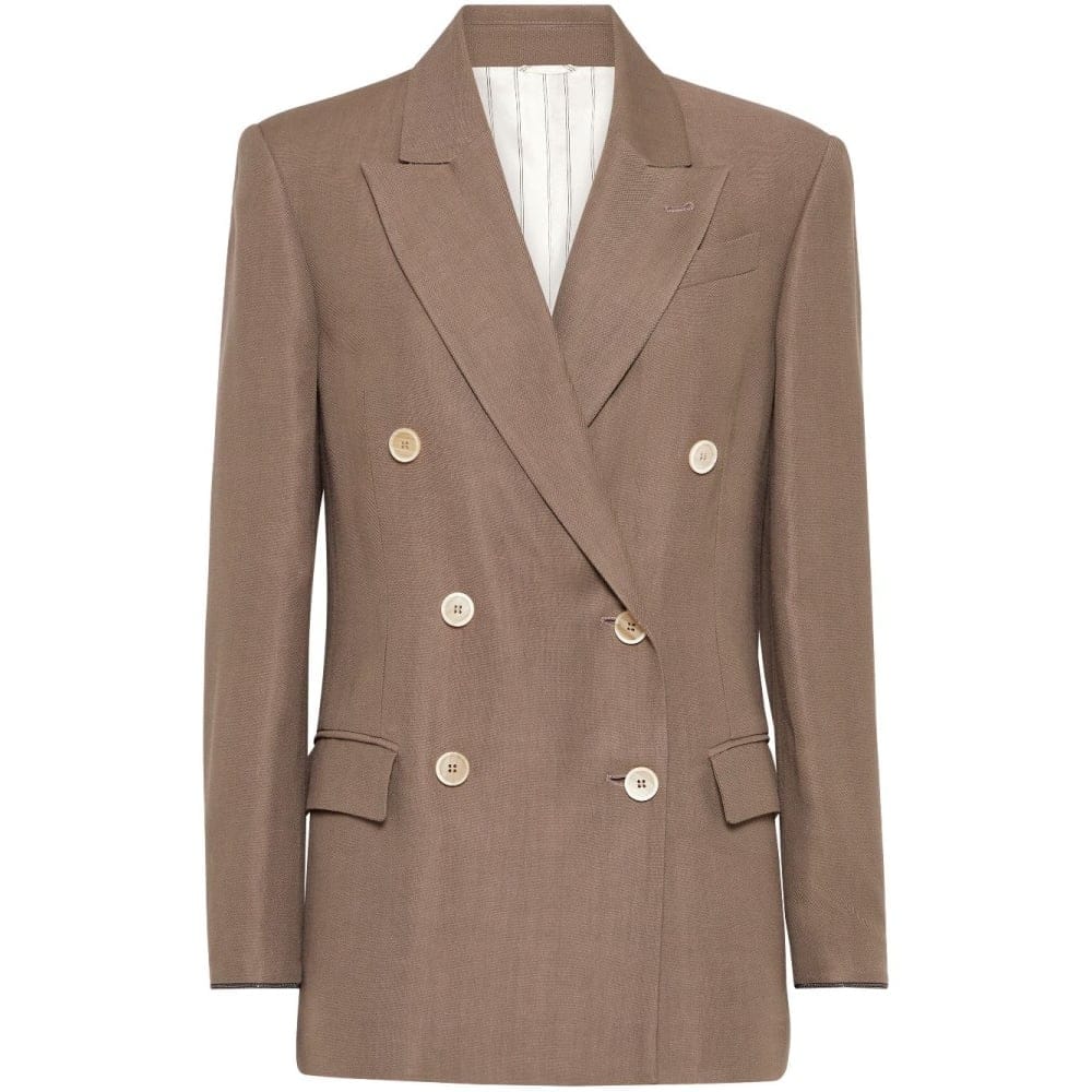 Brunello cucinelli - Blazer 'Monili-Detail' pour Femmes
