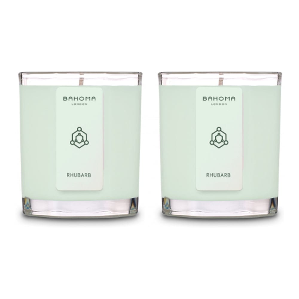 Bahoma london - Set de bougies 'Aromatic' - Rhubarb 2 Pièces