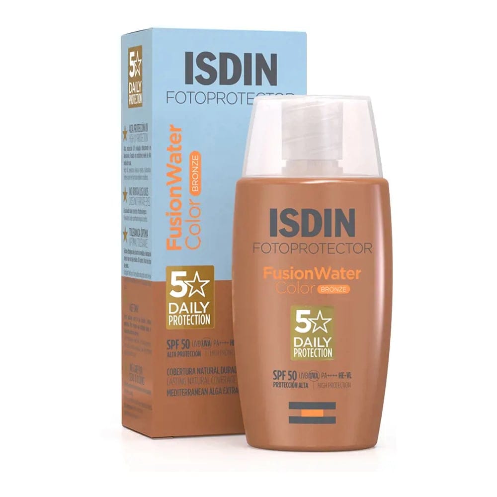 Isdin - Crème solaire teintée 'Fotoprotector Fusion Water Color SPF50' - Bronze 50 ml