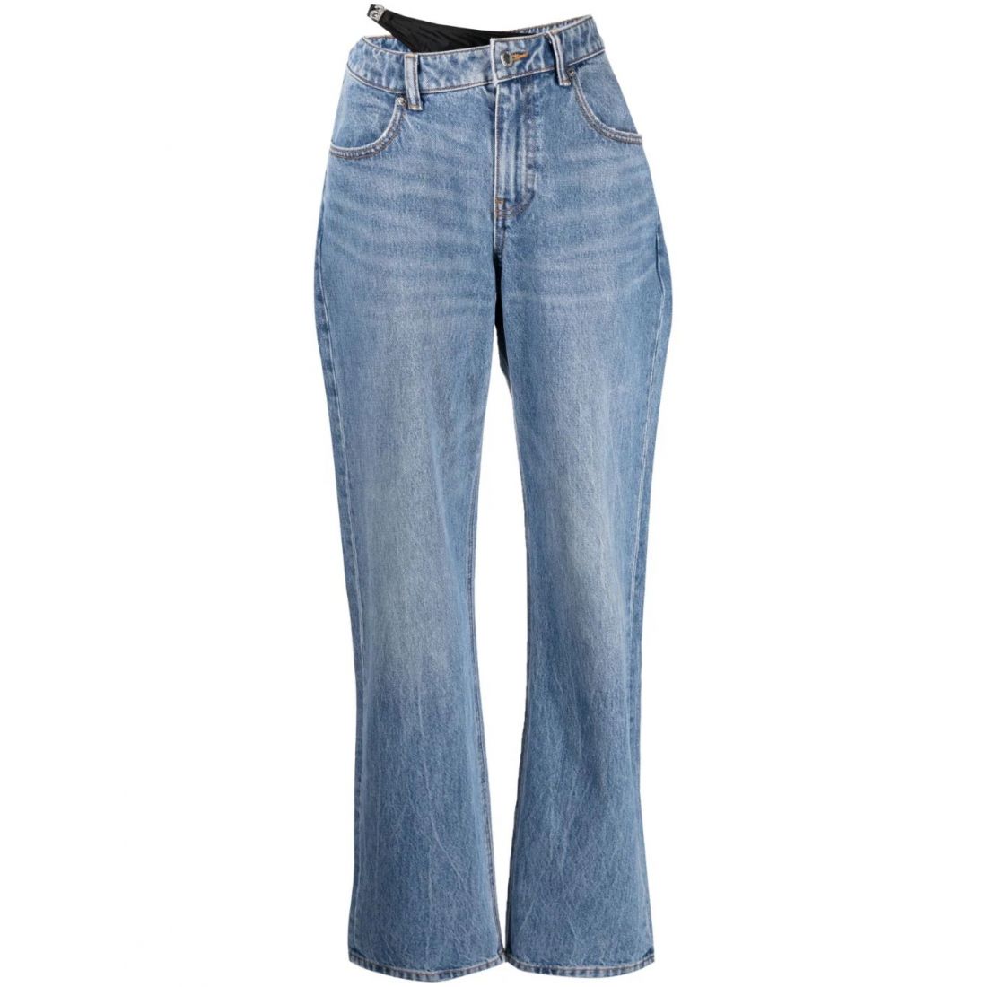 Alexander wang - Jeans 'Bikini-Layered Straight' pour Femmes