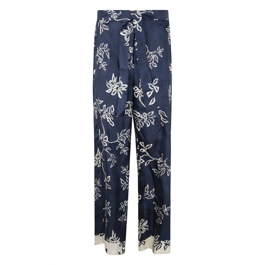 S max mara - Pantalon 'Cinzia Floral-Print' pour Femmes