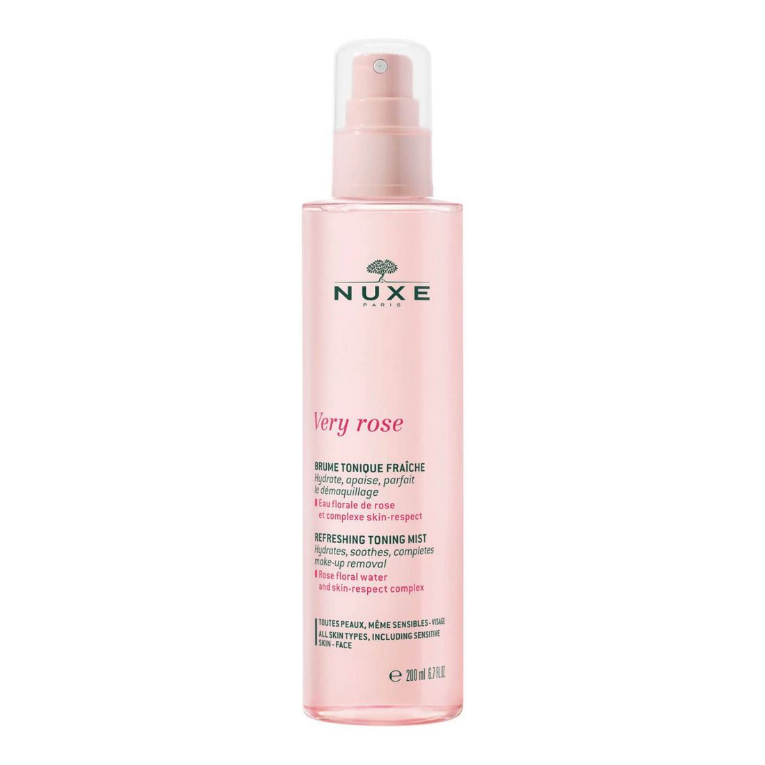 Nuxe - Tonique visage brumeux 'Very Rose' - 200 ml