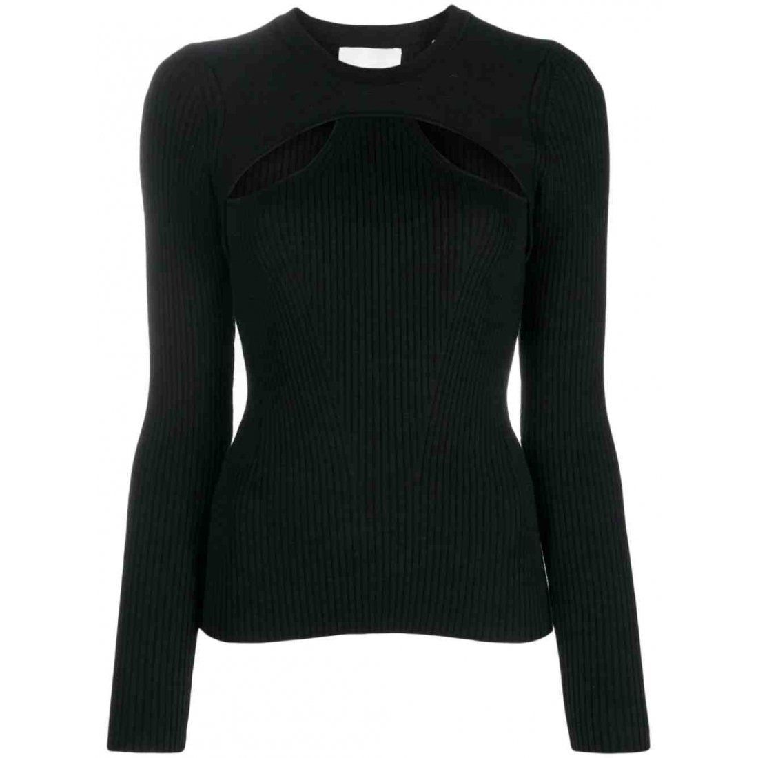 Isabel marant - Top à manches longues 'Cut Out Ribbed' pour Femmes