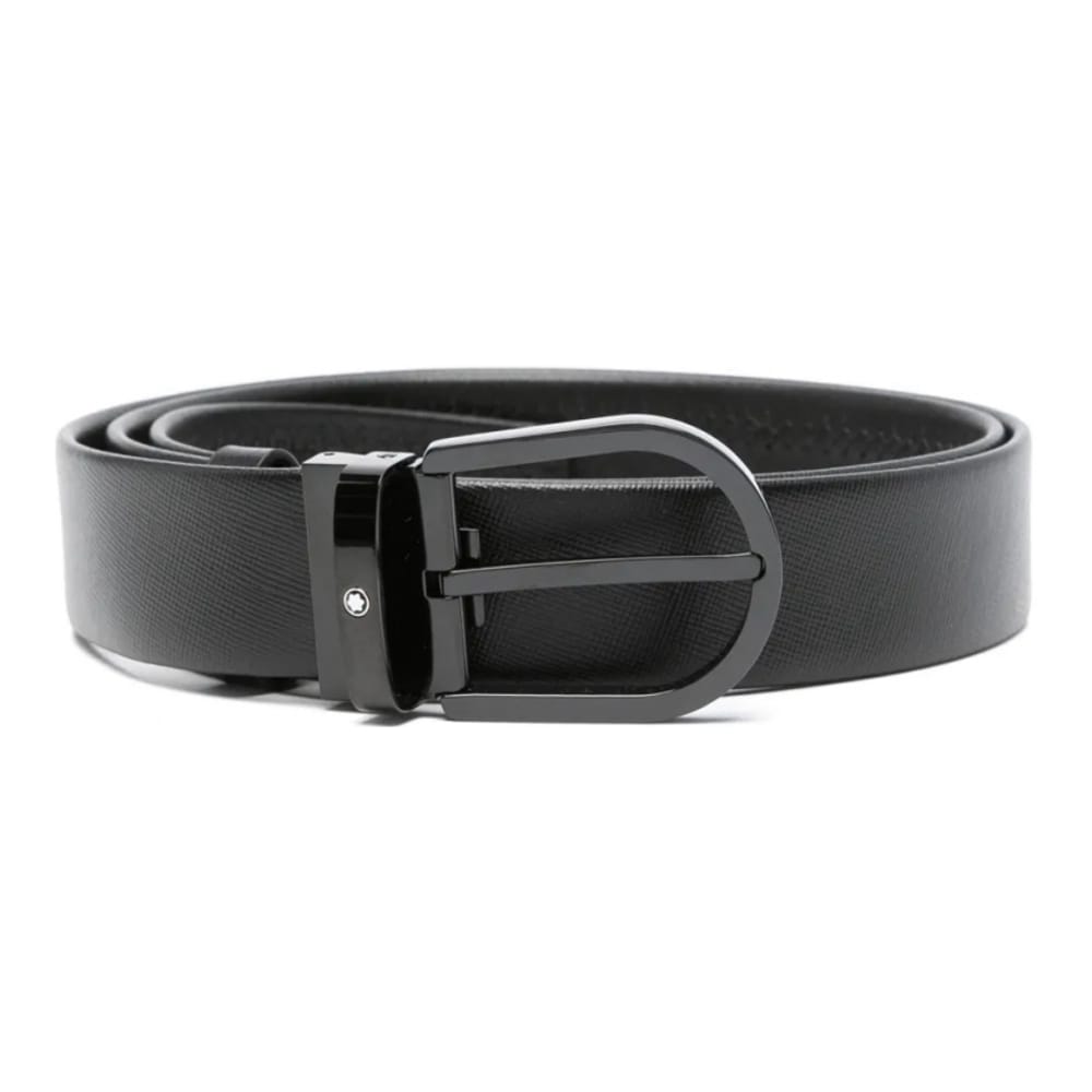 Montblanc - Ceinture Réglable 'Horseshoe-Buckle' pour Hommes