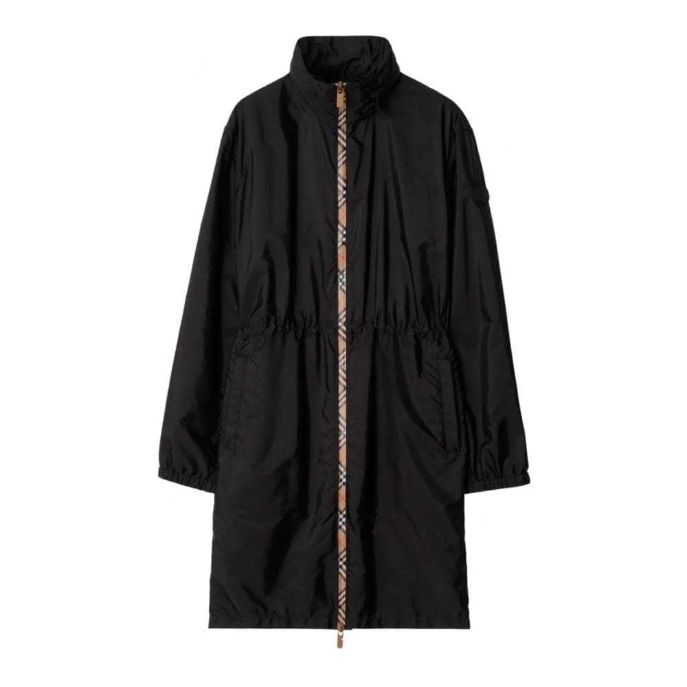 Burberry - Parka 'Vintage Check-Trim' pour Femmes