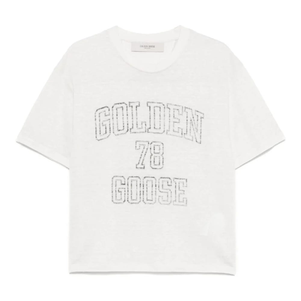 Golden goose deluxe brand - T-shirt 'Logo-Print' pour Femmes