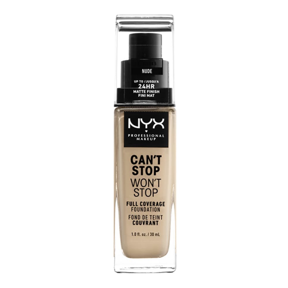 Nyx Professional Make Up - Fond de teint 'Can't Stop Won't Stop Full Coverage' - Nude 30 ml