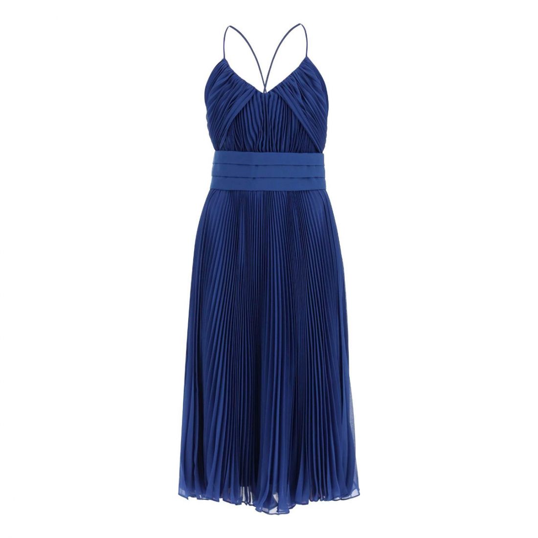 Max mara - Robe Midi 'Clarino Pleated' pour Femmes
