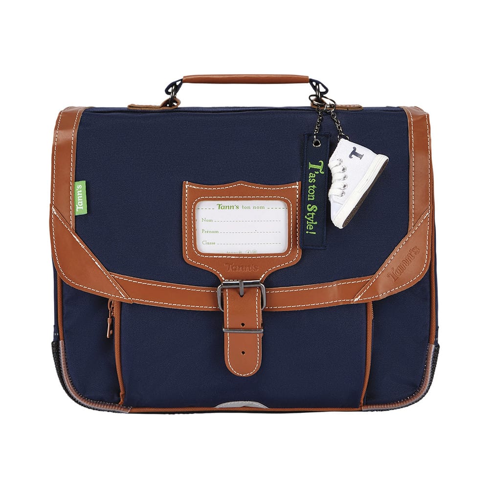 TANN'S - K's Cartable Camille bleu marine