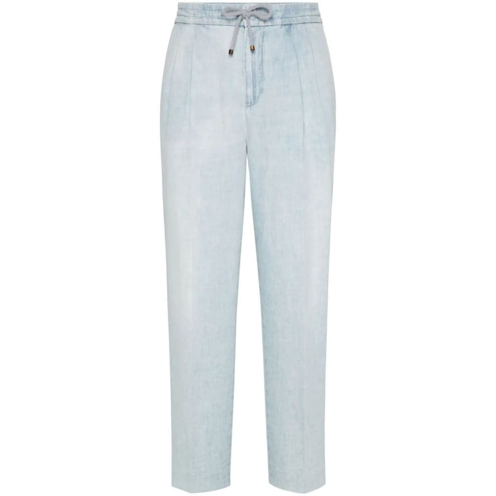 Brunello cucinelli - Pantalon 'Pleat-Detailing' pour Hommes