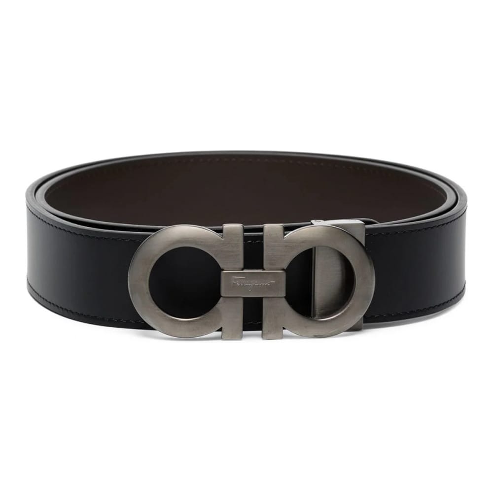 Ferragamo - Ceinture 'Reversible Gancini Buckle' pour Hommes