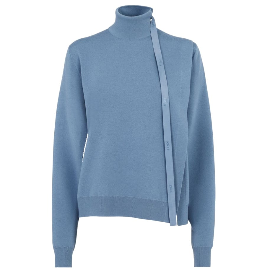 Fendi - Pull à col roulé 'Logo-Detail' pour Femmes