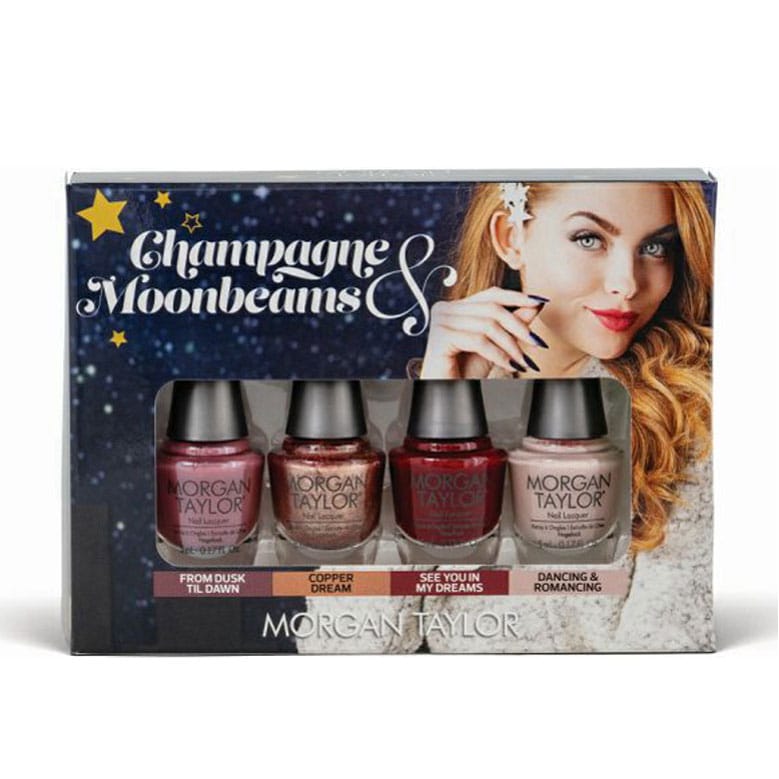 Morgan taylor - Set de vernis à ongles 'Champagne & Moonbeams' - 4 Pièces