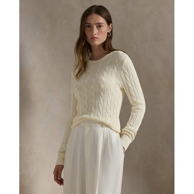 Polo ralph lauren - 'Cable-Knit Crewneck Sweater' pour Femmes