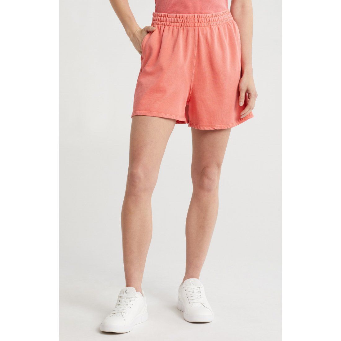 Dkny - Short 'Rib Mix Cotton' pour Femmes