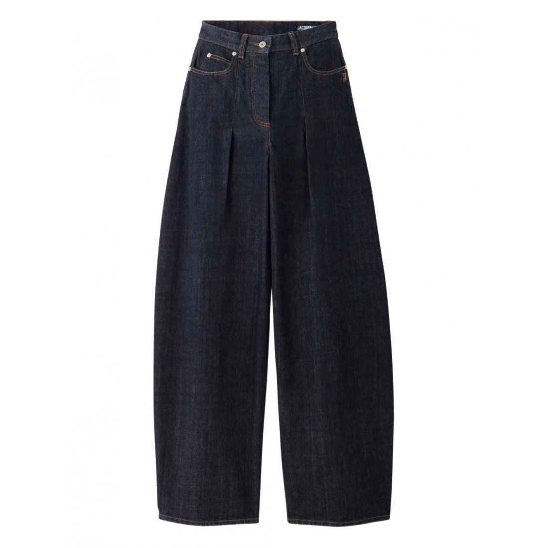 Jacquemus - Jeans 'Le De-Nîmes Ovalo Pleated' pour Femmes