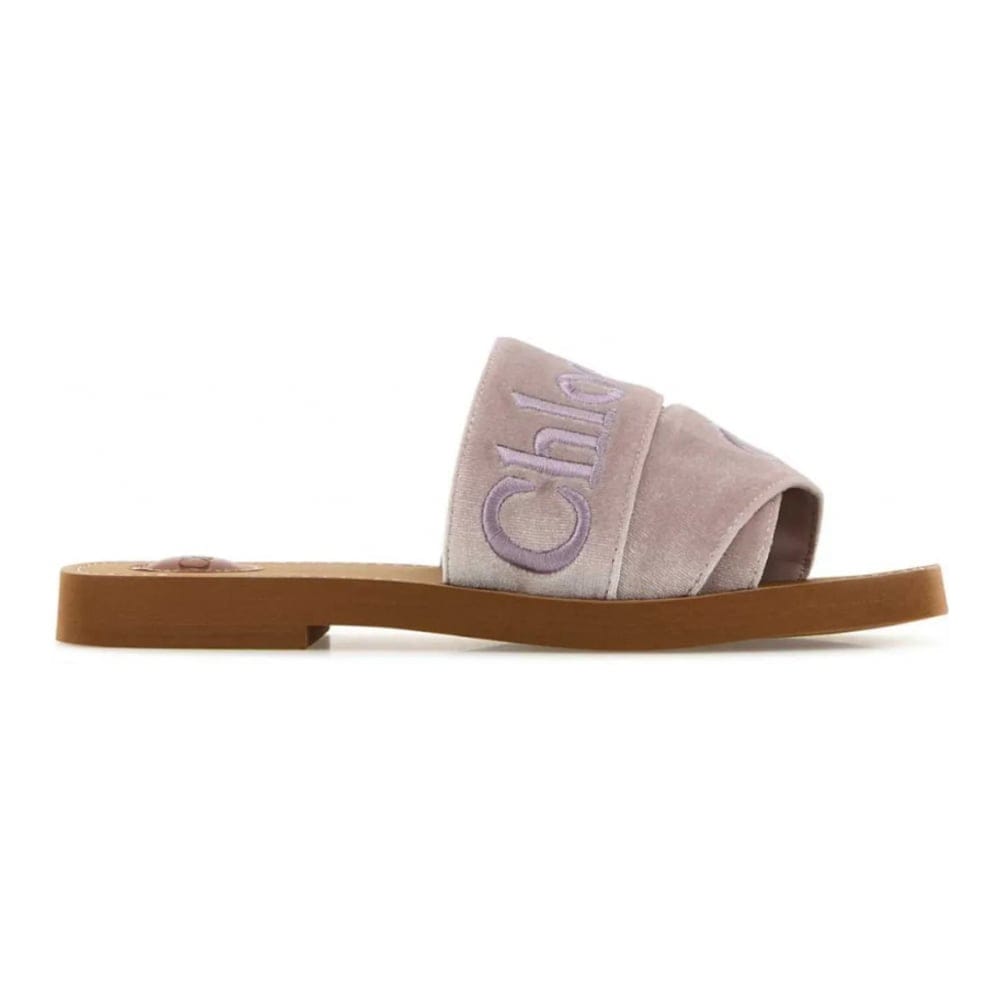 Chloé - Chaussons 'Loo-Embroidered' pour Femmes