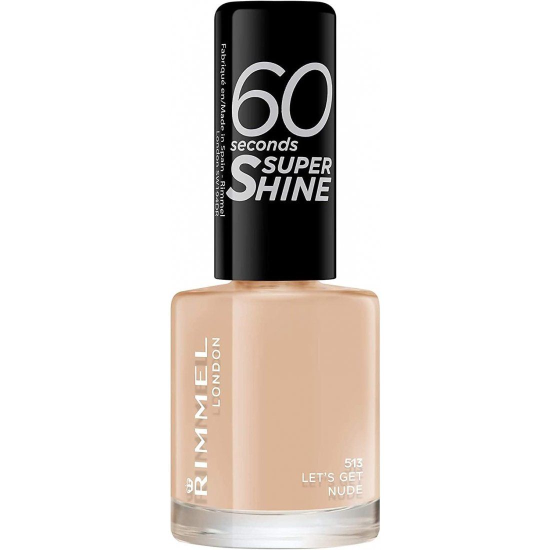 Rimmel - Vernis à ongles '60 Seconds Super Shine' - 513 Let's Get Nude 8 ml
