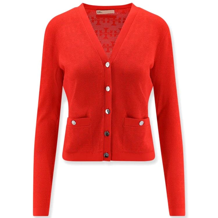 Tory burch - Cardigan 'T Monogram Jacquard' pour Femmes